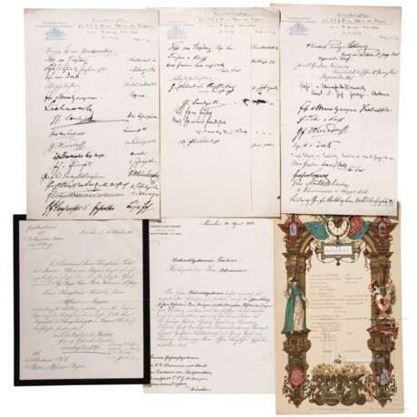 Prinz Alfons von Bayern - umfangreicher Dokumentennachlass zum Hausritterorden vom Heiligen Georg - photo 1