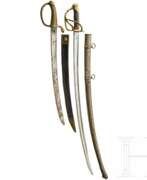 Products and art of France. Säbel M 1822 für Offiziere und Briquetsäbel