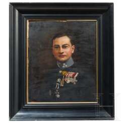 Portrait eines Hauptmanns der k.u.k. Armee im Ersten Weltkrieg
