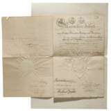 König Max I. Joseph - zwei Offizierspatente, datiert 1813 - фото 1