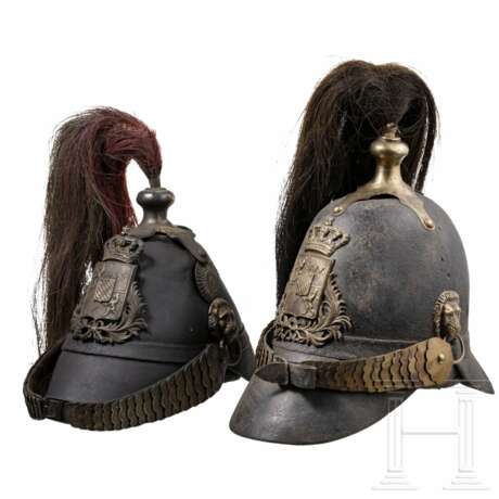 Zwei Helme M 1848 der Landwehrinfanterie - photo 1