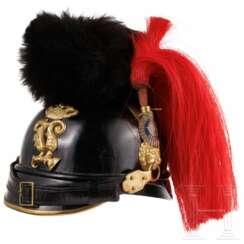 Raupenhelm M 1868 für Offiziere der Feldartillerie