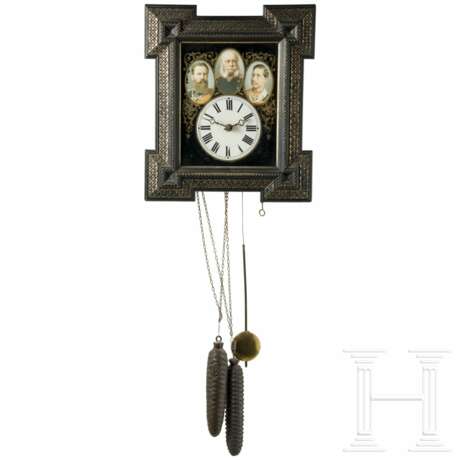 Drei-Kaiser-Uhr aus Miesbach, um 1888 - Foto 1