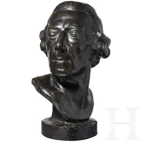 Heinrich Dietzsch (1882 - 1956) - lebensgroße Bronzebüste Friedrichs des Großen, datiert 1926 - фото 1