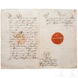 König Friedrich Wilhelm III. von Preußen - eigenhändig signiertes Patent zum "Wirklichen Capitaine" für den Stabs-Capitaine von Werner, 1815 - Foto 1
