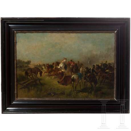 Ludwig Behringer (1824 - 1903) - Reitergefecht im Deutsch-Französischen Krieg 1870/71 - photo 1