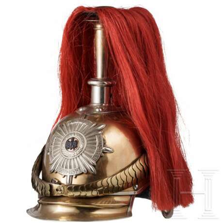 Helm M 1867 für Trompeter des Regiments Garde du Corps oder der Gardekürassiere - photo 1