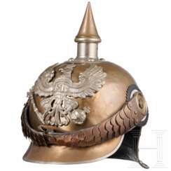 Helm M 1889 für Mannschaften im Kürassier-Regiment "Kaiser Nikolaus I. von Russland" (Brandenburgisches) Nr. 6