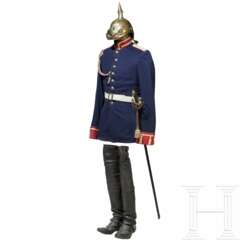 Uniformensemble für Mannschaften im Regiment Garde du Corps, vor 1889