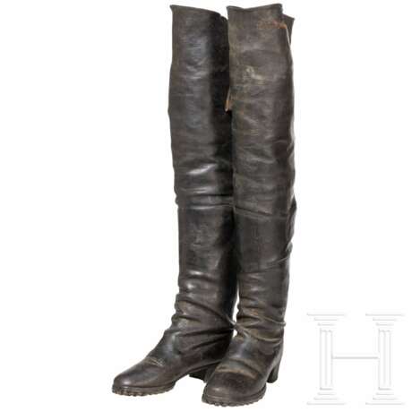 Ein Paar hohe Stiefel für Mannschaften der Kürassiere, Ende 19. Jhdt. - photo 1