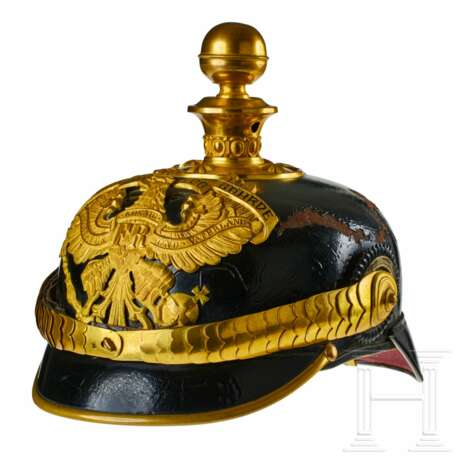 A helmet for Prussian Field Artillery Regiment 10 Officers - фото 1