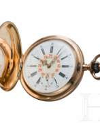 Königreich Sachsen (1806-1918). Goldene Taschenuhr von Saxonia, Dresden