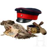 Schirmmütze, Feldbinde und Paradeschärpe für Offiziere der württembergischen Armee - Foto 1