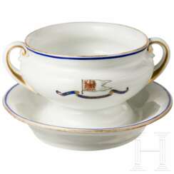 Sauciere aus dem Kaiserservice der Offiziersmesse der "S.M.S. Churfuerst Friedrich Wilhelm"