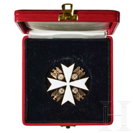 An Order of the German Eagle 2nd Class Pin-Back Breast Cross 1937-43 by Godet & Co., in its original case of issue - Foto 1