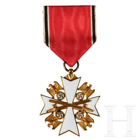 An Order of the German Eagle 5th Class 1943-45 with Swords by Godet & Co., in its original case of issue - photo 4