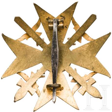 Spanienkreuz in Gold mit Schwertern, Schickle-Fertigung - photo 2
