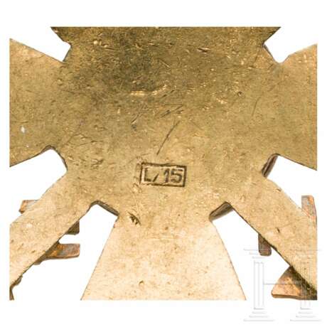 Spanienkreuz in Gold mit Schwertern, Schickle-Fertigung - photo 3