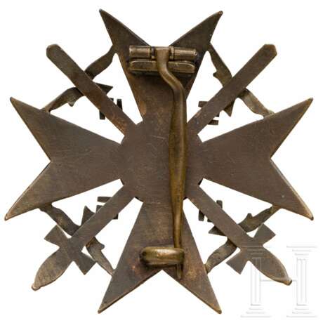 Spanienkreuz in Bronze mit Schwertern - photo 2