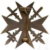 Spanienkreuz in Bronze mit Schwertern - photo 2