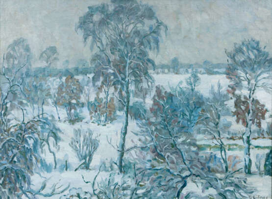 Ernst Eitner ''Winter in Hummelsbüttel'' - фото 1