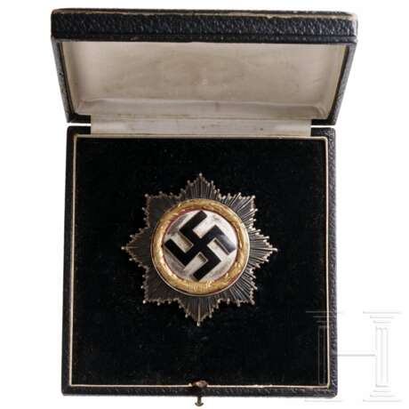 Deutsches Kreuz in Gold in schwerer Ausführung von Godet, Berlin, im Etui - photo 1