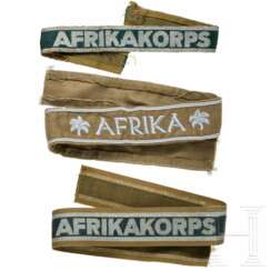 Ärmelbänder "Afrika" und "Afrikakorps"