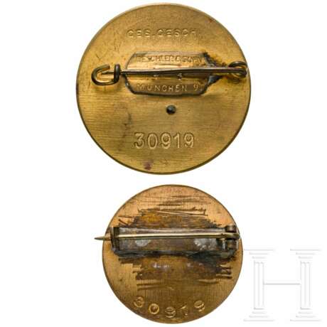 Nummerngleicher Satz Goldene Ehrenzeichen der NSDAP (Goldene Parteiabzeichen) - photo 2
