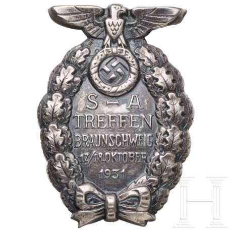 Abzeichen zum SA-Treffen Braunschweig 1931 - Foto 1