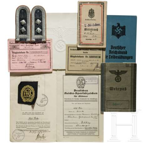 Dokumente eines ehem. U-Boot-Fahrers und Oberfeldwebels im Ln.Rgt. d. Ob.d.L. - photo 1