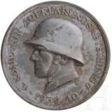 Erinnerungsmedaille der 4. Panzerdivision im Etui mit Beilage, Deschler - photo 2