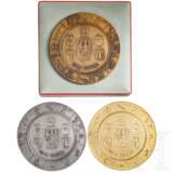 Siegermedaillen der Deutschen Kampfspiele 1934 in Gold, Silber und Bronze - photo 2