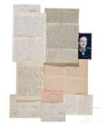 Historical items. General und Schwerter-Träger Smilo von Lüttwitz - sechs handgeschriebene Feldpostbriefe