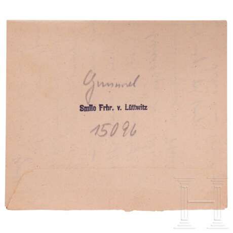 General und Schwerter-Träger Smilo von Lüttwitz - sechs handgeschriebene Feldpostbriefe - photo 2