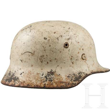 Stahlhelm M 40 mit Wintertarnanstrich - фото 2