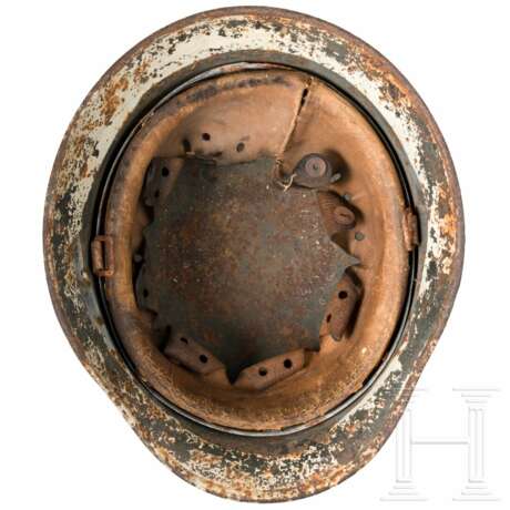 Stahlhelm M 40 mit Wintertarnanstrich - фото 3