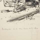 Josef Arens - 14 Steindrucke der Wehrmacht in Rotterdam und Dünkirchen - photo 3