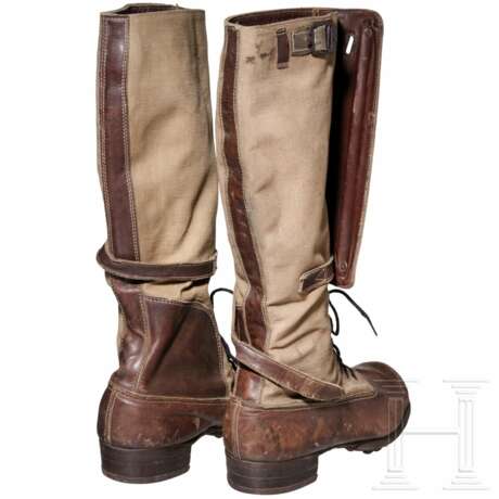 Ein Paar Luftwaffe-DAK-Tropenstiefel - Foto 3