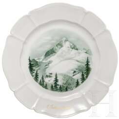 Porzellanmanufaktur Nymphenburg - Geschenkteller "1. Gebirgs-Division"