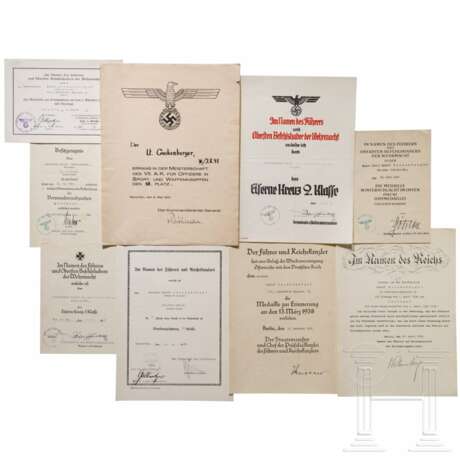 Umfangreicher Ordens- und Dokumentennachlass des Ritterkreuzträgers Oberstleutnant Rudolf Guckenberger - photo 10
