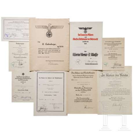 Umfangreicher Ordens- und Dokumentennachlass des Ritterkreuzträgers Oberstleutnant Rudolf Guckenberger - photo 11