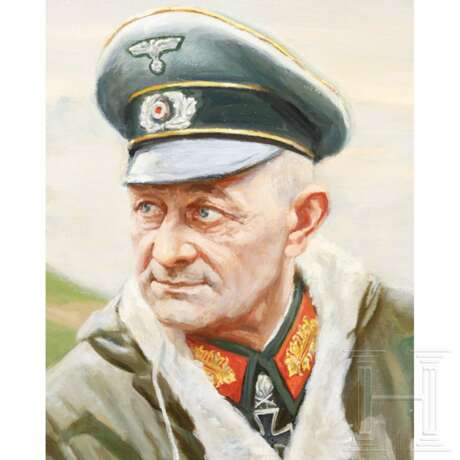 Portraitgemälde des Brillantenträgers Generalleutnant Dr. Karl Mauss - фото 3