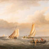 Cornelis Le Mair ''Ausfahrende Fischerboote'' - фото 1