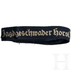 Ärmelband "Jagdgeschwader Horst Wessel" für Mannschaften/Unteroffiziere