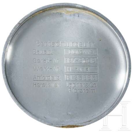 Beobachtungsuhr der Deutschen Luftwaffe von Lacher & Co., Pforzheim - Foto 4