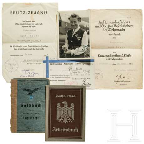 Hanna Reitsch - eigenhändige Tintenunterschrift - photo 1