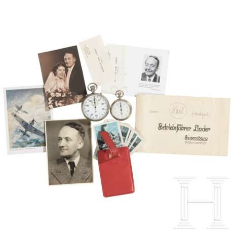 Karl Linder, Direktor der Messerschmitt GmbH Regensburg - Erinnerungsstücke - photo 3