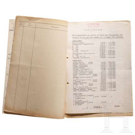 "Kriegstagebuch des Kommandanten der Seeverteidigung Dänische Inseln" vom 1. Juli bis zum 31. Oktober 1944 - photo 1