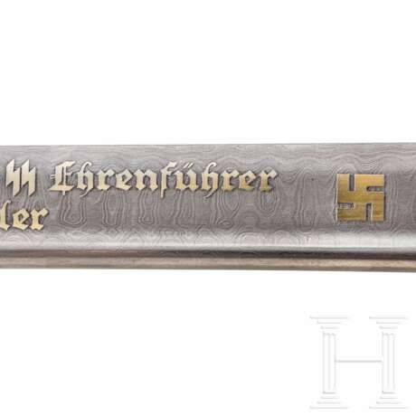 Karl Fiehler (1895 - 1969) - SS-Löwenkopfsäbel in Prunkausführung, Geschenk der "alten Kämpfer des Stoßtrupps Hitler" zu seiner Ernennung zum SS-Ehrenführer am 27. Januar 1934 - photo 6