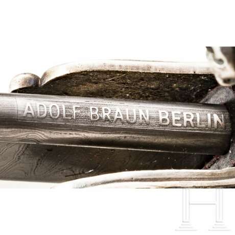 Karl Fiehler (1895 - 1969) - SS-Löwenkopfsäbel in Prunkausführung, Geschenk der "alten Kämpfer des Stoßtrupps Hitler" zu seiner Ernennung zum SS-Ehrenführer am 27. Januar 1934 - photo 10